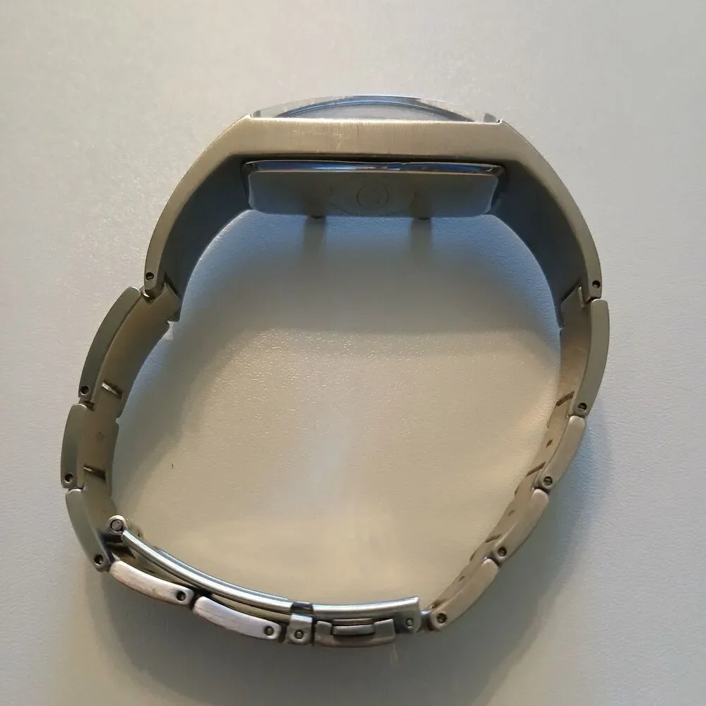 Time Engine Dual Zone Watch Home Local Stainless Steel Rectangle Tank 18mm